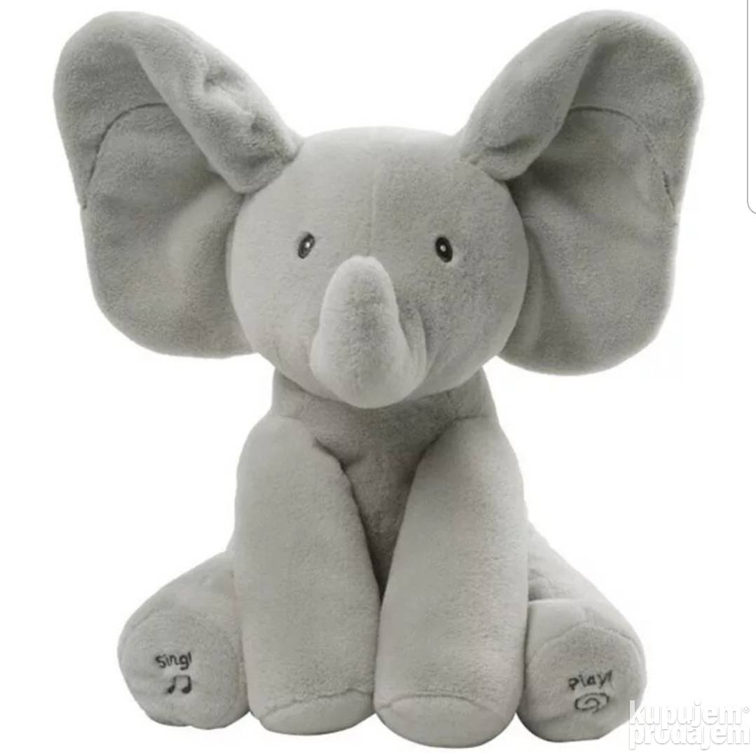 Slon flappy - Interaktivna plisana igracka slon