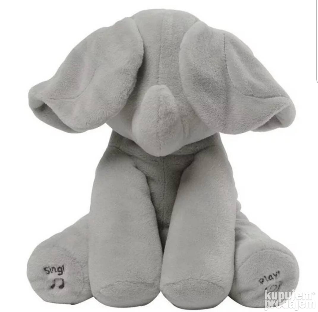 Slon flappy - Interaktivna plisana igracka slon - Slika 4