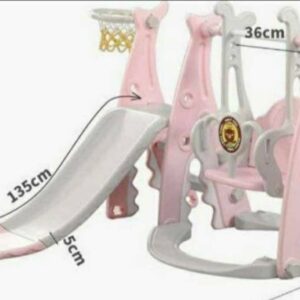 Tobogan ljuljaška i koš - 3 u 1 set za decu