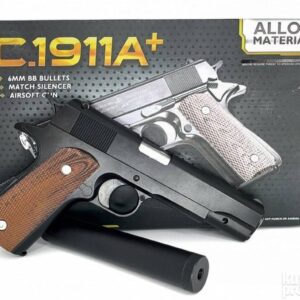 Pistolj metalni c1911A+ - Metalni pistolj na kuglice