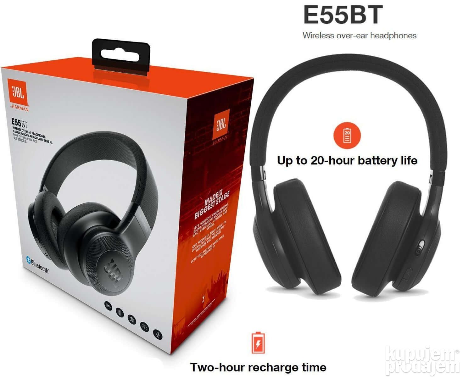 Bezicne slusalice E55BT - Slika 3