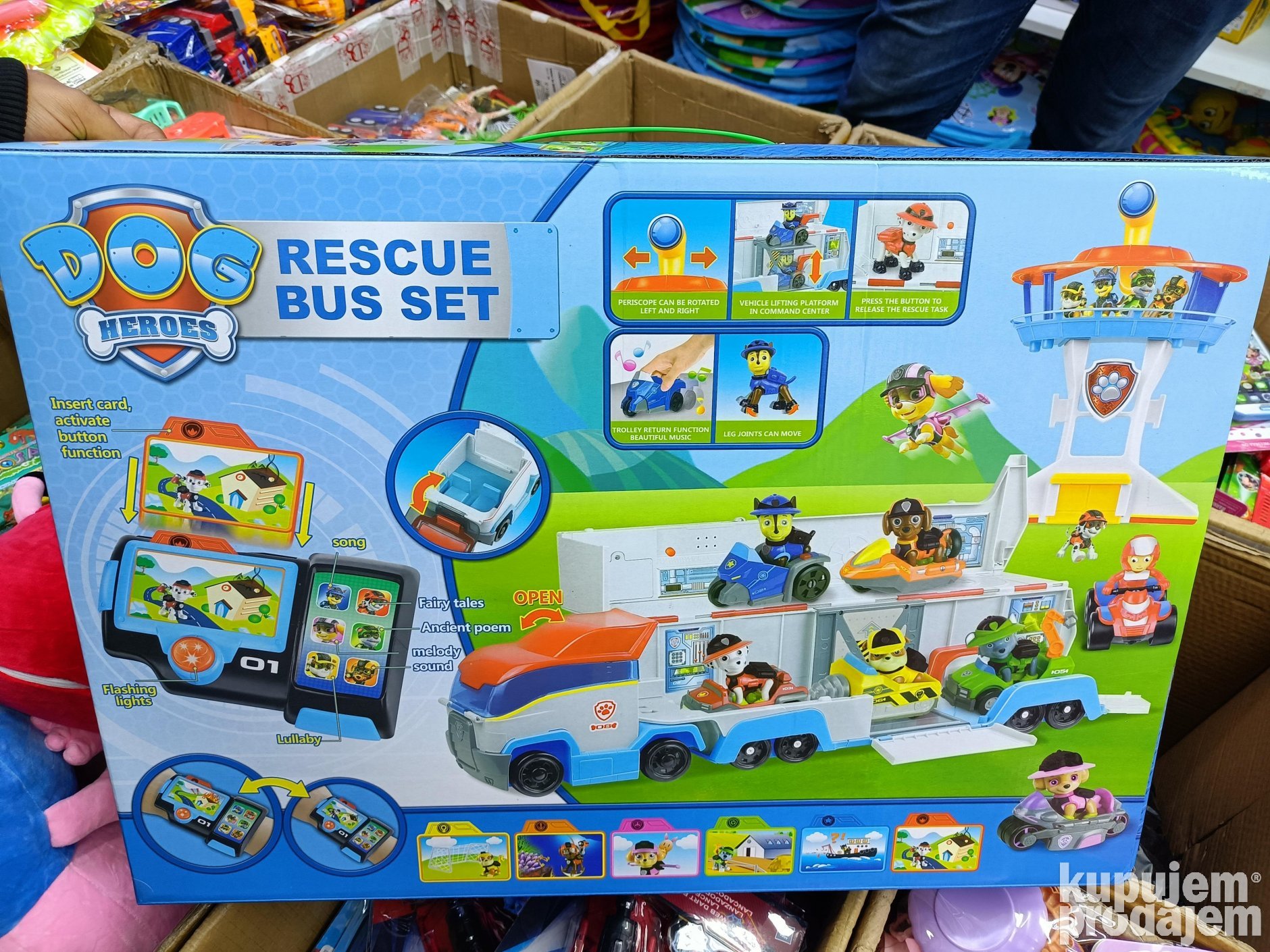 Patrolne sape set Autobus,osmatracnica sa vozilima