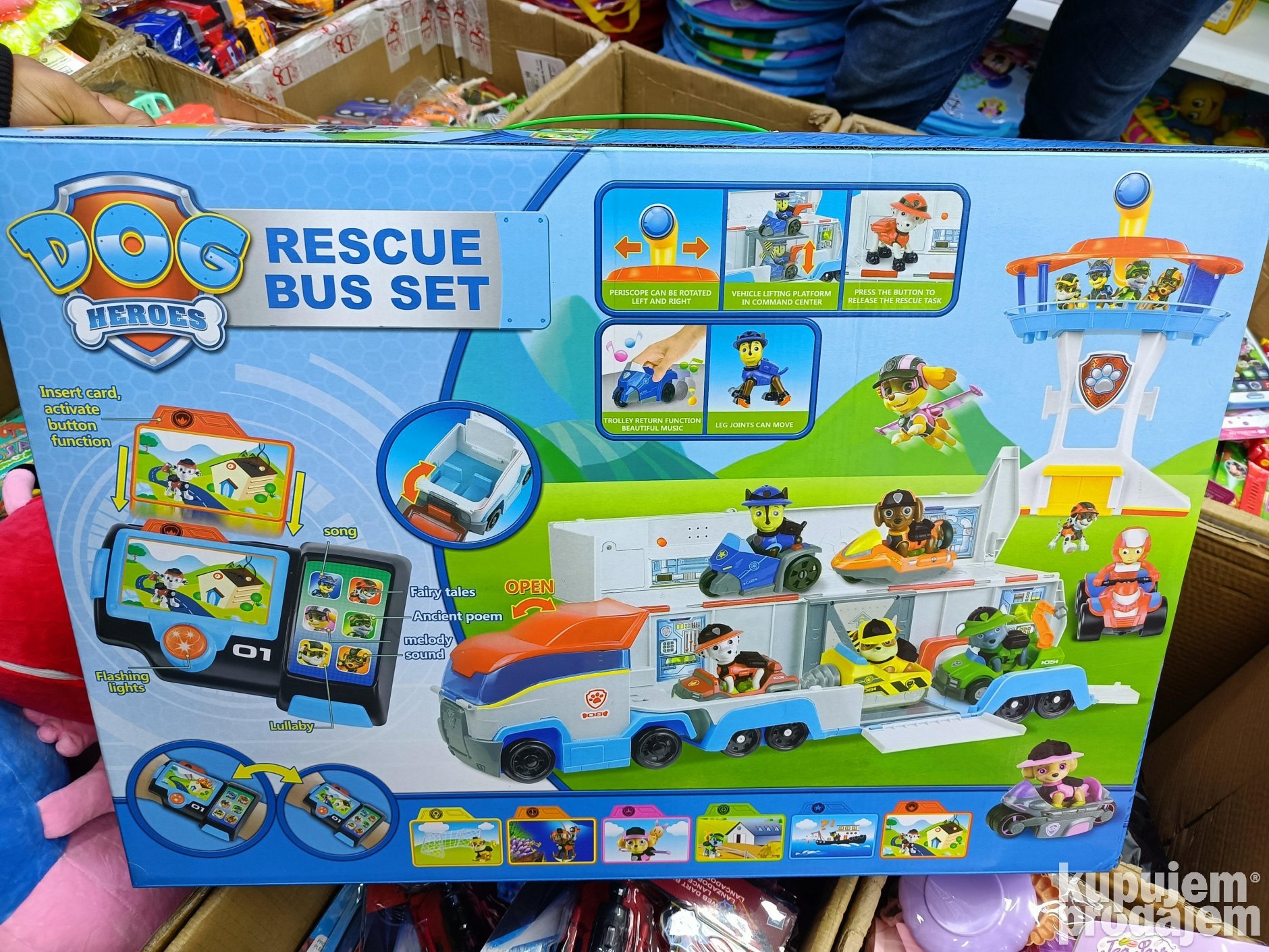 Patrolne sape set Autobus,osmatracnica sa vozilima - Slika 2