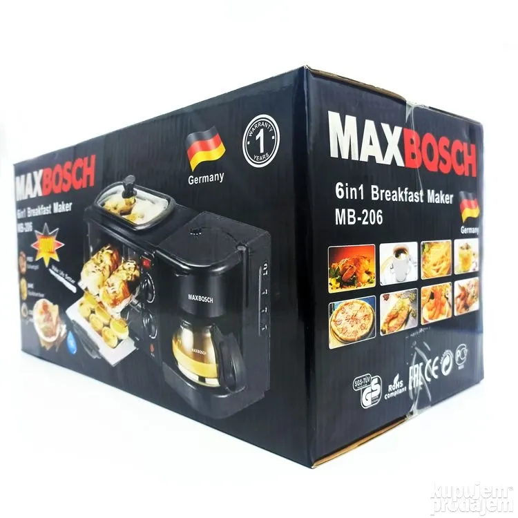 Aparat za dorucak -multifunkcionalni 6in1 aparat - Slika 2