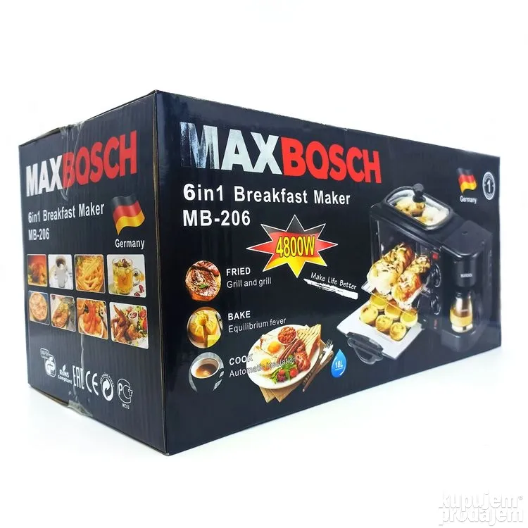 Aparat za dorucak -multifunkcionalni 6in1 aparat - Slika 3