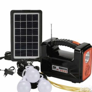 solarna lampa sistem AC + 3 sijalice punjač radio blutut