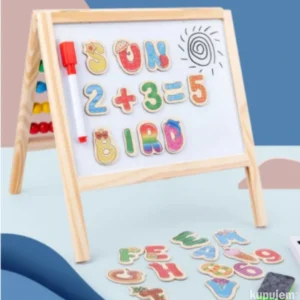 Drvena magnetna tabla sa računaljkom