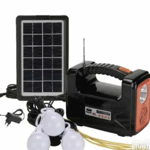 solarna lampa sistem AC + 3 sijalice punjač radio blutut