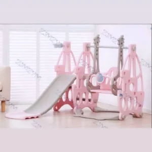 Tobogan - ljuljaška - koš / 3 u 1 veliki set za decu