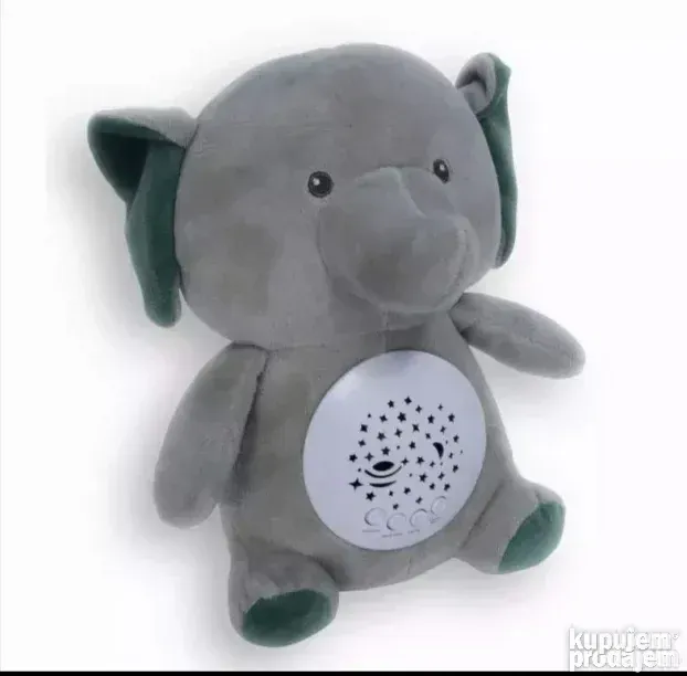 Muzicka igracka slon projektor