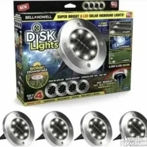 Solarne lampe za dvoriste, disk lampa, 8 led dioda