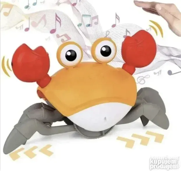 Hodajuca kraba, kraba koja hoda sa muzikom i senzorom pokret - Slika 2