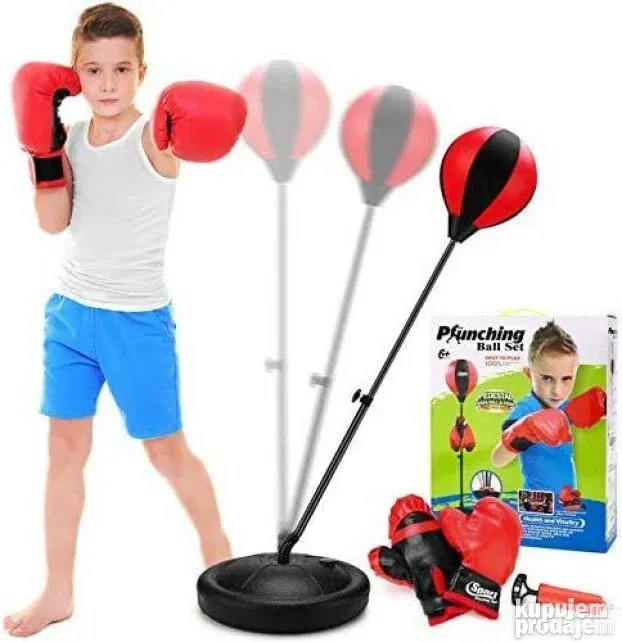 Kruška sa rukavicama - Punching ball set (Za dečake)