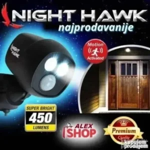 Night Hawk bezicni reflektor sa senzorima, reflektor lampa