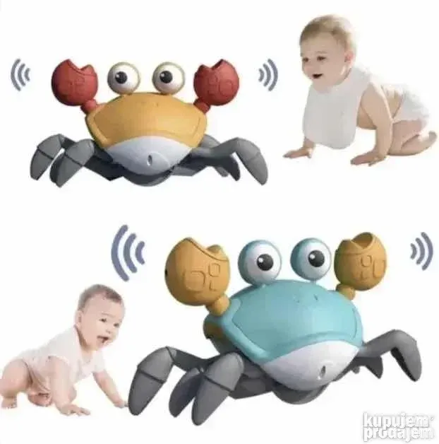 Hodajuca kraba, kraba koja hoda sa muzikom i senzorom pokret - Slika 3