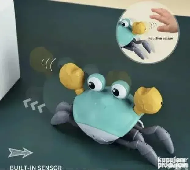 Hodajuca kraba, kraba koja hoda sa muzikom i senzorom pokret - Slika 4