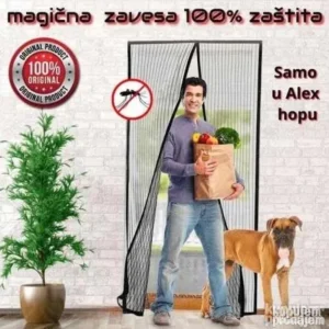 Magična magnetna mreža protiv komaraca-komarnik 140x240