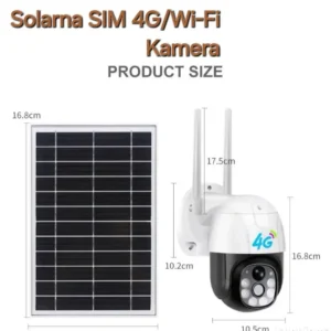 Solarna spoljna kamera 4G, podrzava SIM kartic V380