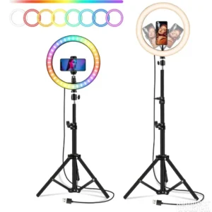 RGB Ring light 26cm i Dijamant kristalna lampa sa stativom