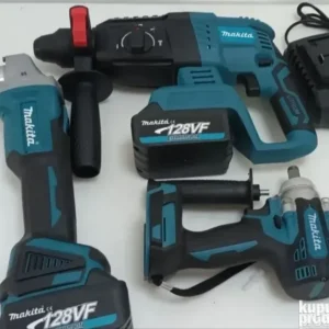 Makita AKU set Brusilica, Odvijac, Hilti set 3u1