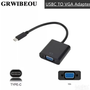 Type C to Female VGA Adapter Cable USBC USB3.1 to VGA