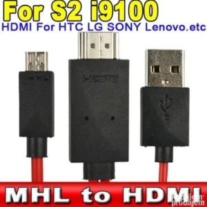 MHL adapter prikljucak na hdmi led tv crveni dugacak