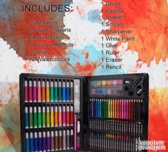 Art set-Set za CRTANJE 150 DELOVA - Slika 2