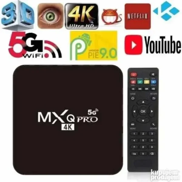 Android TV BOX Smart tv box MxQ Pro 4K 5G 4g/64g Android 11