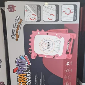 Tabla dvoastrana sa markerima Pink