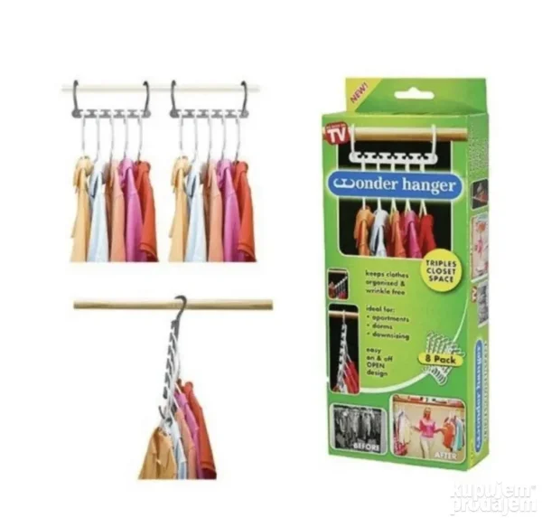 Magicna Vešalica za odeću Organizator odeće Wonder hanger-Ma