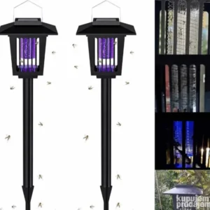 Solarna lampa fenjer 2u1 Lampa protiv komaraca-Solarna lampa