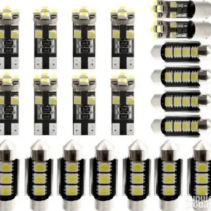 set 21 led svjetla za auto T10 1210 dekodiranje-set 21 led s