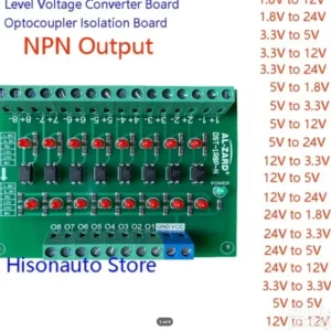 8-kanalni Modul za konverziju napona NPN izlaz 24V 12V 5V-8-