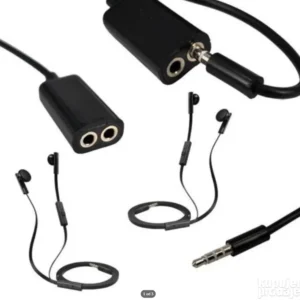 3.5mm Stereo Splitter Audio Male to Fema-3.5mm Stereo Splitt