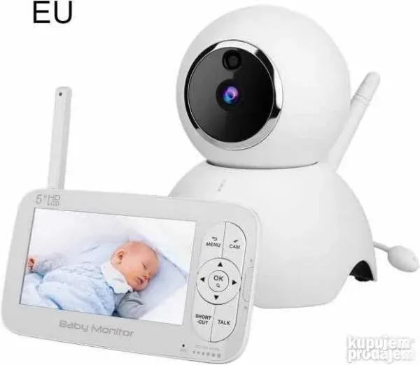 SYOSIN 5 inca 720P Bebi monitor Baby alarm