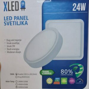 LED panel svetlo 24W