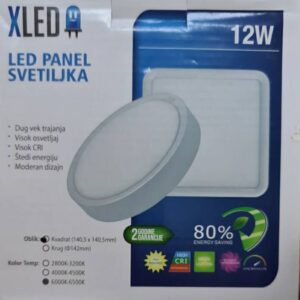 LED panel svetlo 12W