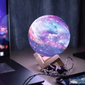 3D Galaxy Mesec lampa