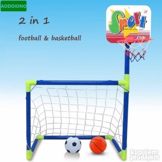 Igračka fudbal+ košarka 2u1