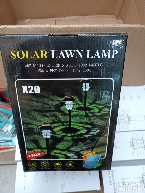 Solarne lampe za bastu komplet 6.komada