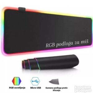 RGB Gejmerska podloga za miš