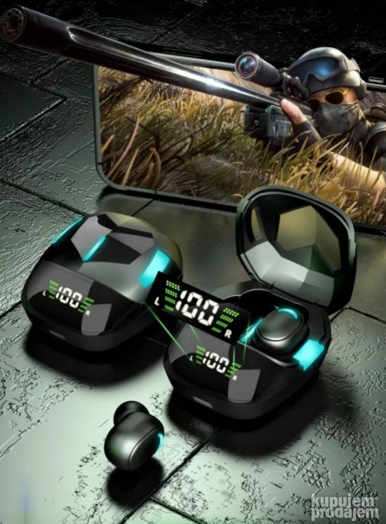 Bežične slušalice sa futrolom za punjenje G7S