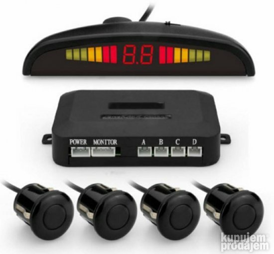 Parking senzori za auto - senzori 4kom + displey + kablovi