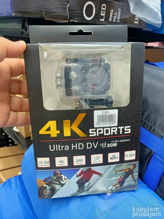 Sportska kamera 4 K Ultra Akciona kamera