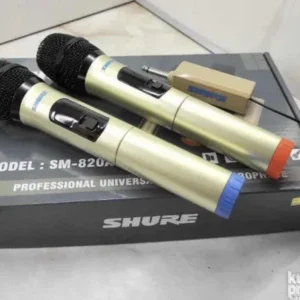 bežični mikrofon shure SM - 820A dual - dva mikrofona