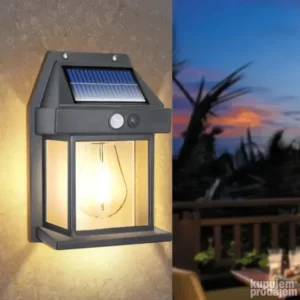 Solarna zidna lampa sa senzorom pokreta