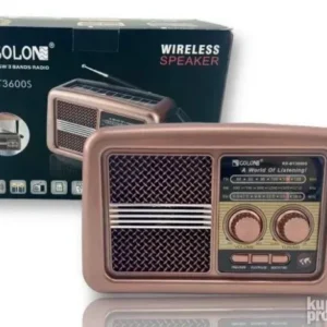 Retro radio Bluetooth zvučnik sa solarnim panelom