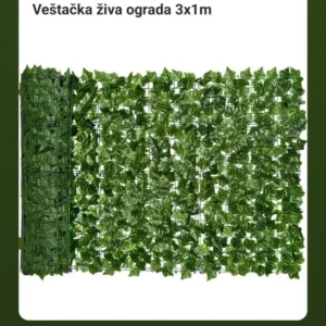 Veštačka ziva ograda lišce 3x1m