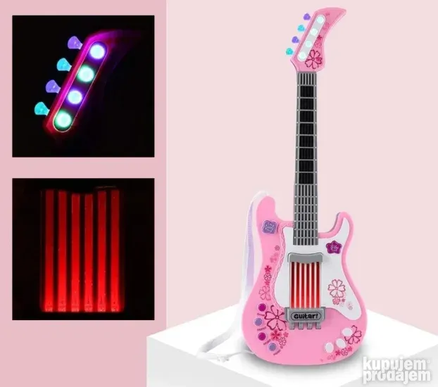 Gitara decija pink