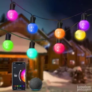 Lampice rgb 10 m povezivanje app